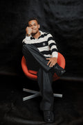 Striped Long Sleeve Polo