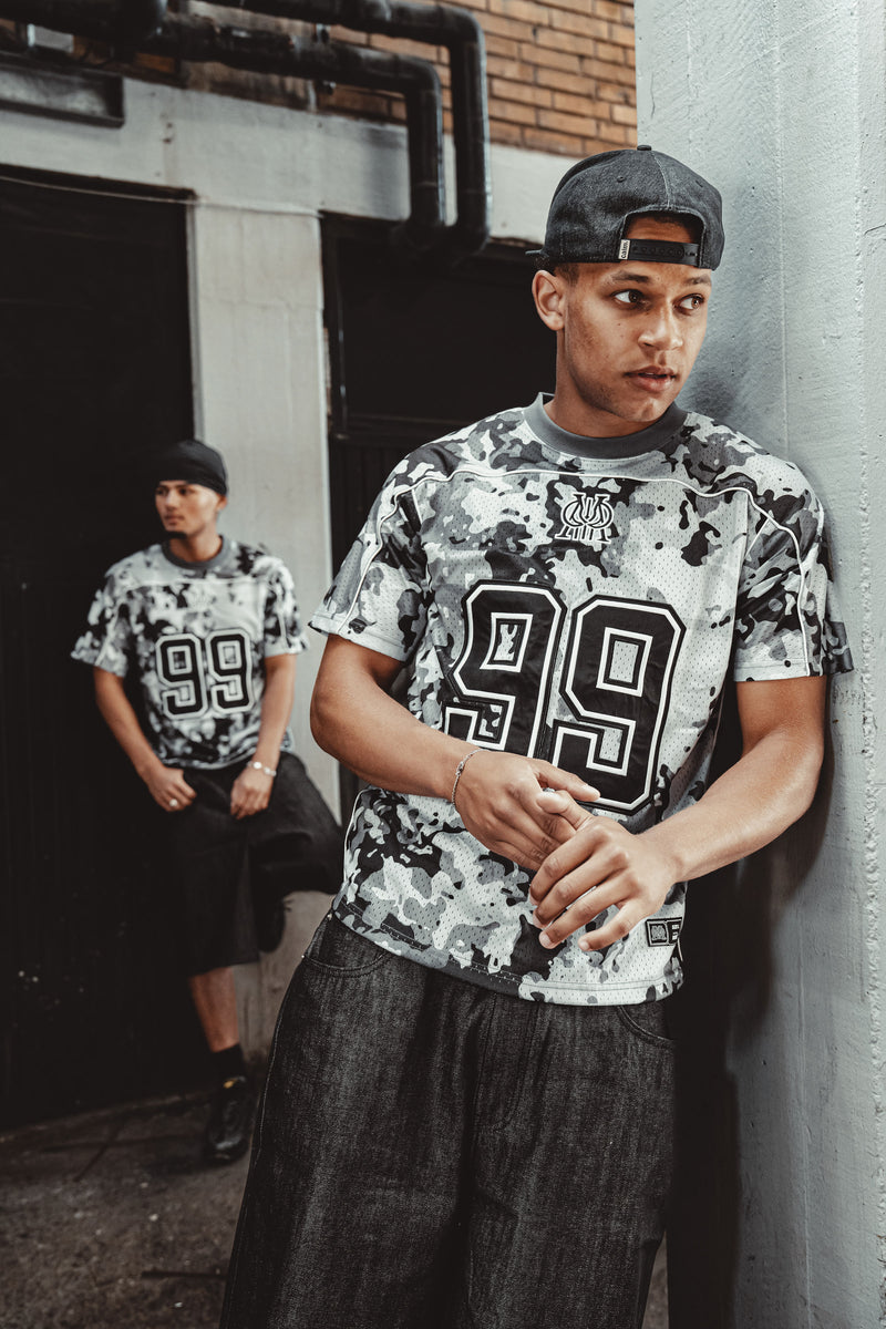Amore Jersey Grey Camouflage