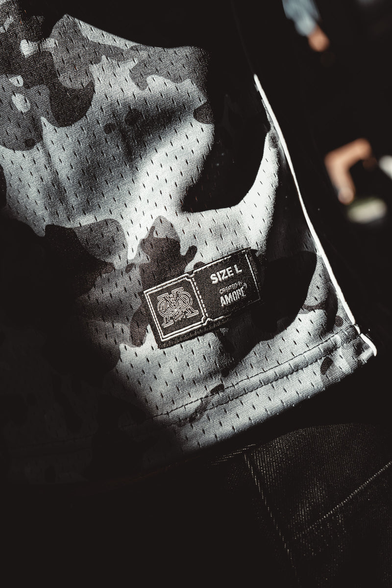 Amore Jersey Grey Camouflage