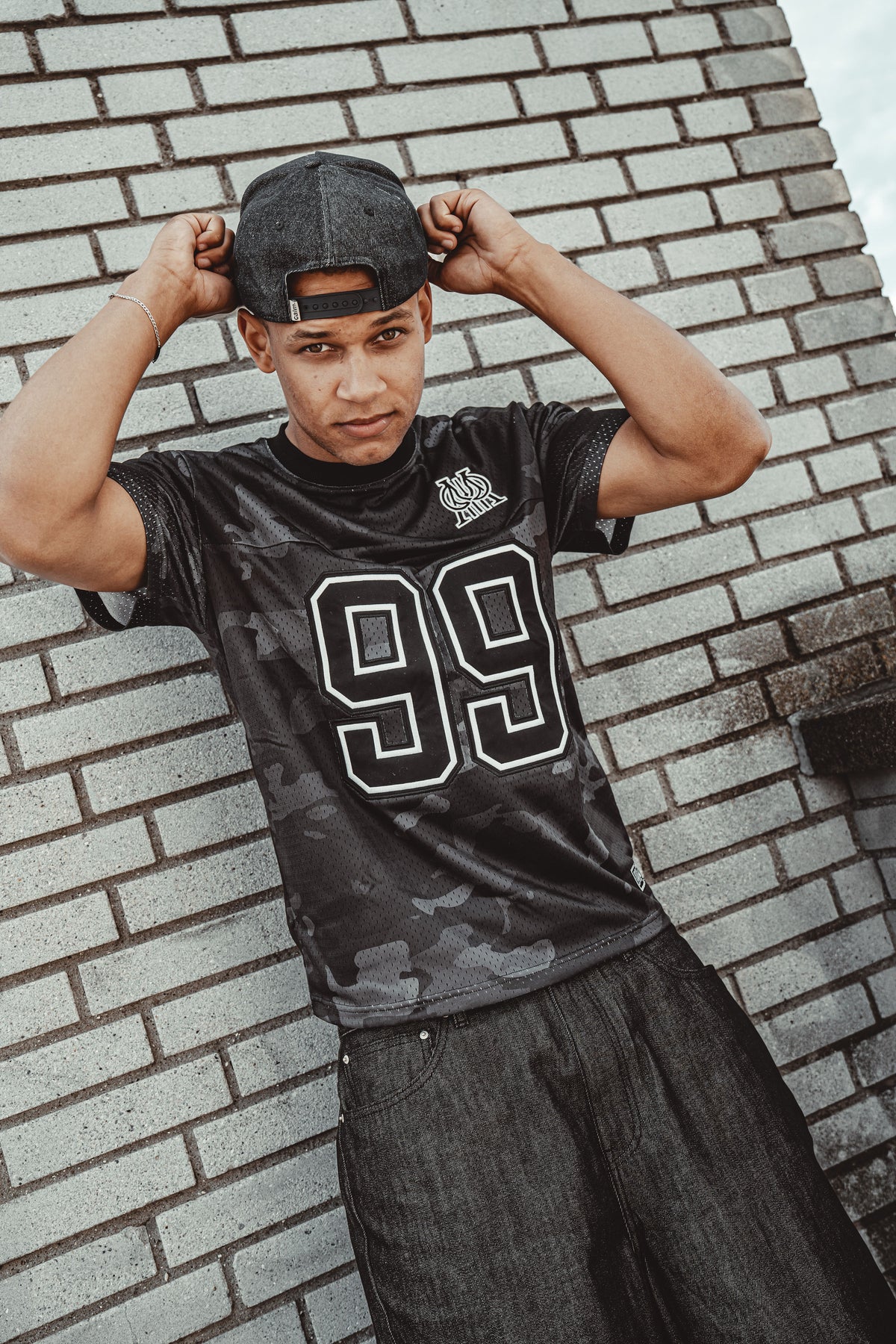 Amore Jersey Black Camouflage